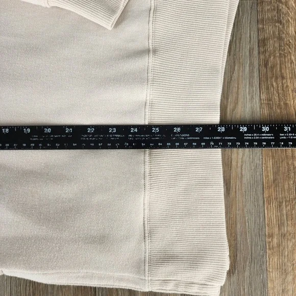 Aerie Sweatshirt‎ Medium Love Graphic Long Sleeve Casual Pullover Beige Top - Picture 13 of 14